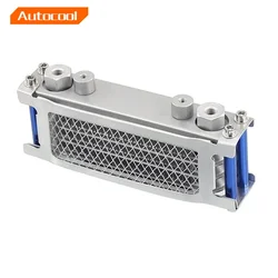 Motorcycle Oil Cooler Oil Radiator Kit For 110 125 140cc Dirt Bike Honda Monkey Yamaha Kawasaki Moped Scooter Enduro Motocross