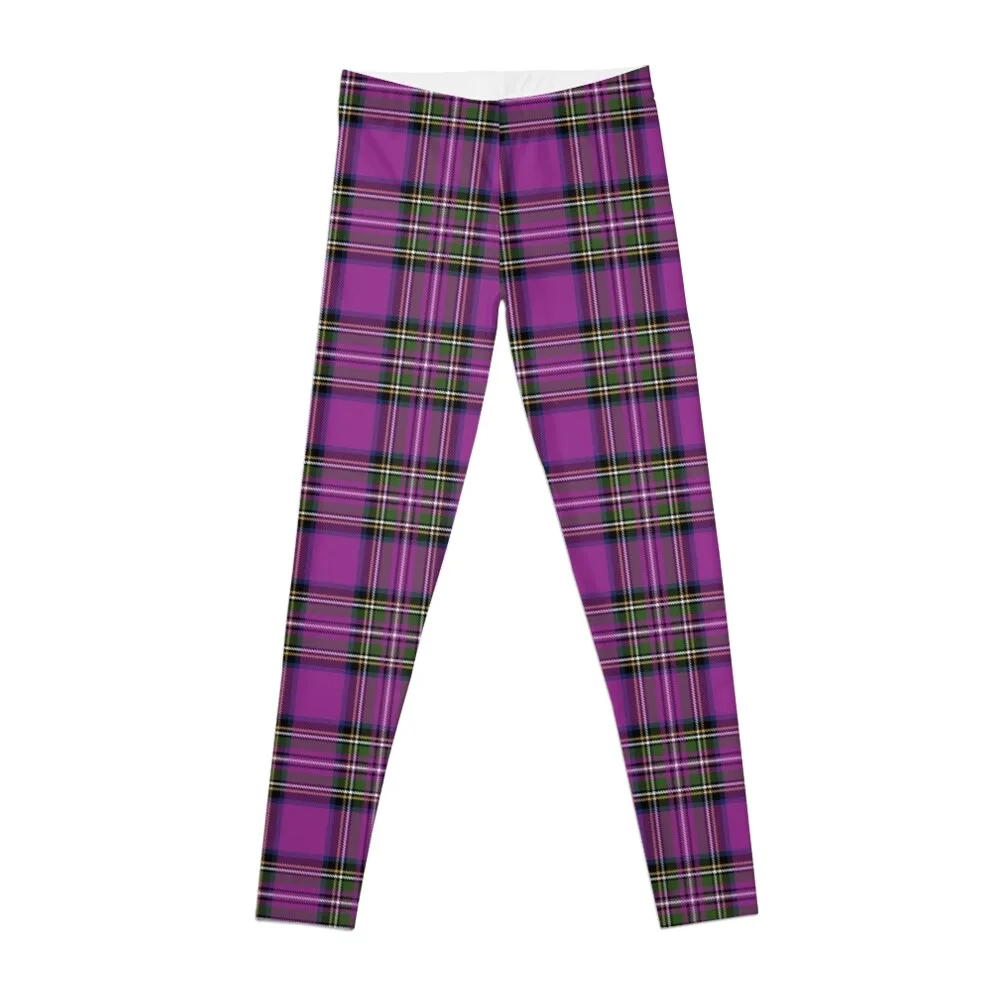

Purple tartan Leggings sportswear for gym Fitness clothing Women's sportswear for girls Womens Leggings
