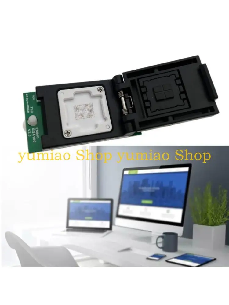 

587B Professional BGA100 Adapter v2.0 Двойной держатель зонда для Xgecu T48