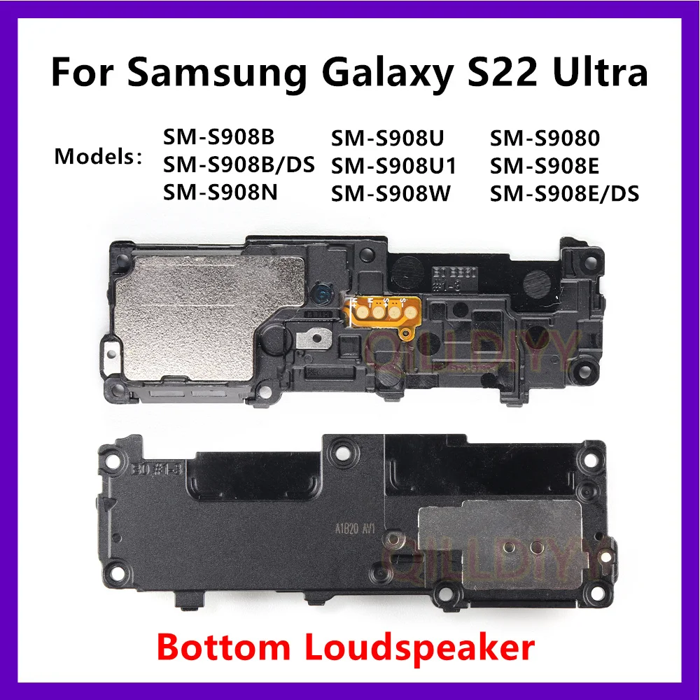 

Для Samsung Galaxy S22 Ultra SM-S908B S908E/DS S908U S908 нижний громкоговоритель зуммер звонок звуковой модуль замена громкого динамика