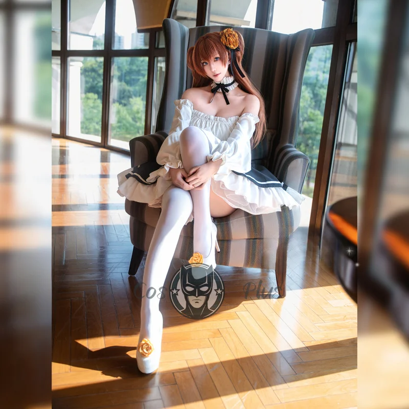 EVA Asuka‌ Cosplay Costume Women Lolita Dress With Wig Halloween Carnival Uniform Party As Game Characters Clothing Suit