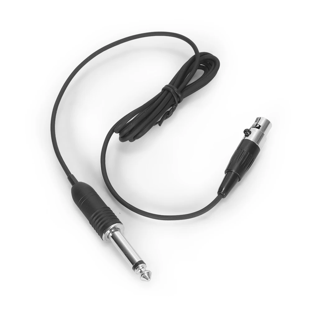 Iiimymic Guitar Bass Instrument Music Cable Mini 4Pin XLR TA4F to 1/4 6.5mm 6.35mm for Shure Body Pack Transmitter - view 6