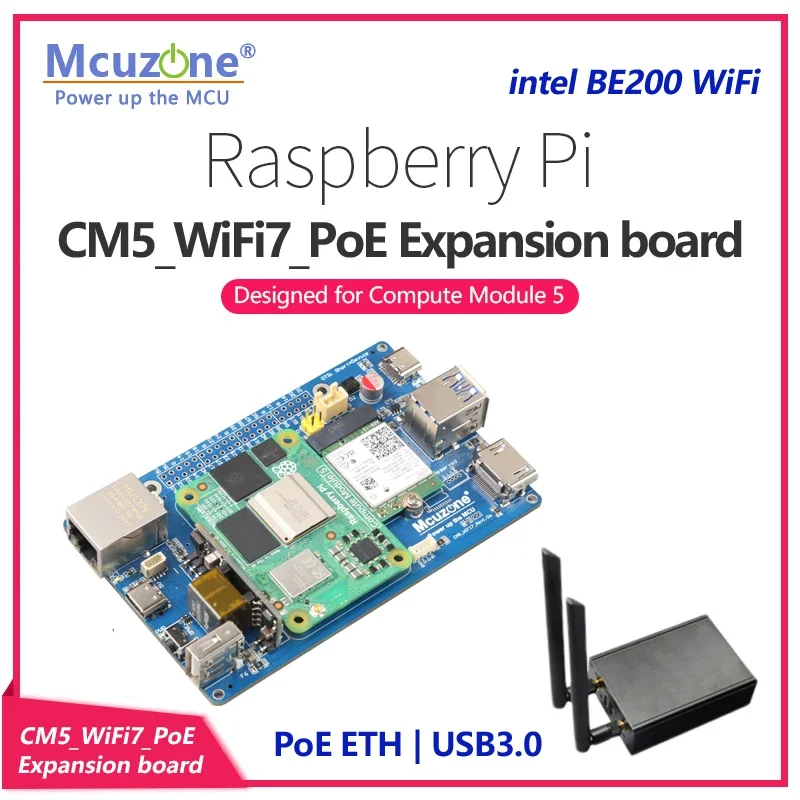 

Raspberry Pi CM5_WiFi7 Expansion Board,EB200,WiFi Scanner,Network Info, Kismet,packet Capture,RPI OSNew