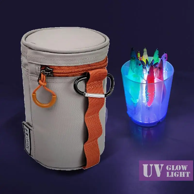 

Fishing Iron Plate UV Fill Light Fishing Gear Bag USB Wooden Shrimp Fill Light UV Spoon Iron Plate LED Fishing Lure Fill Light