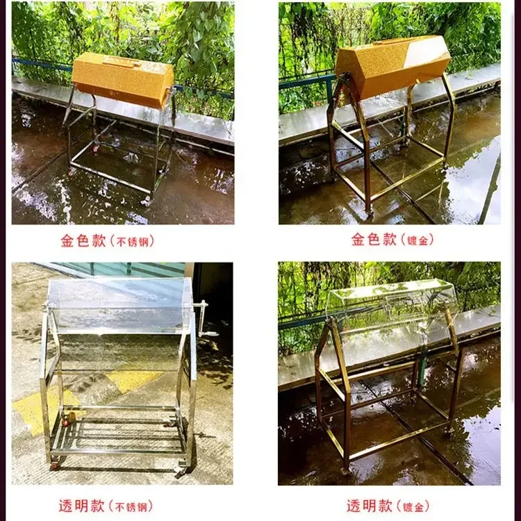 المتداول الفولاذ المقاوم للصدأ الدورية التصويت عدد الرسم طاولة دوارة تهز الكرة آلة عدد صندوق الرسم الاكريليك الإبداعية