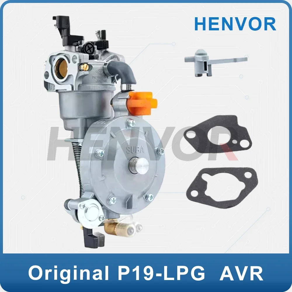 GX200 168F 2KW 3KW 6.5HP Engine LPG Carburetor Kit Dual Fuel NG Conversion For Generator Water Pump Parts P19 LPG