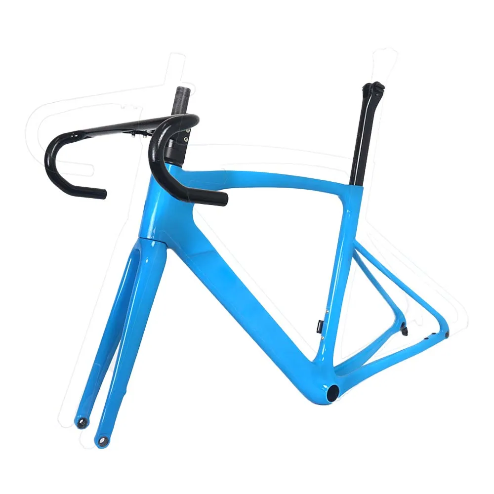 Full carbon fiber Large Size 58CM Di2 Disc brake frame bike racing carbon roadbike frameset