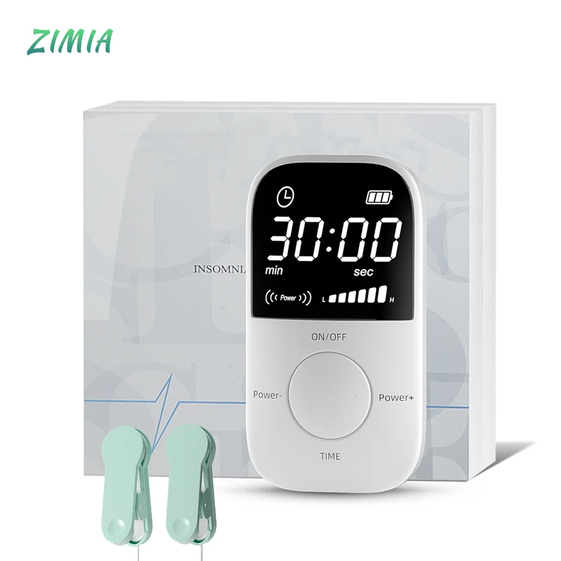 ZIMIA Effective Sleeping Aid Instrument Insomnia Device CES Therapy Sleep Helper EMS Anxiety Pressure Depress Relief Hypnosis