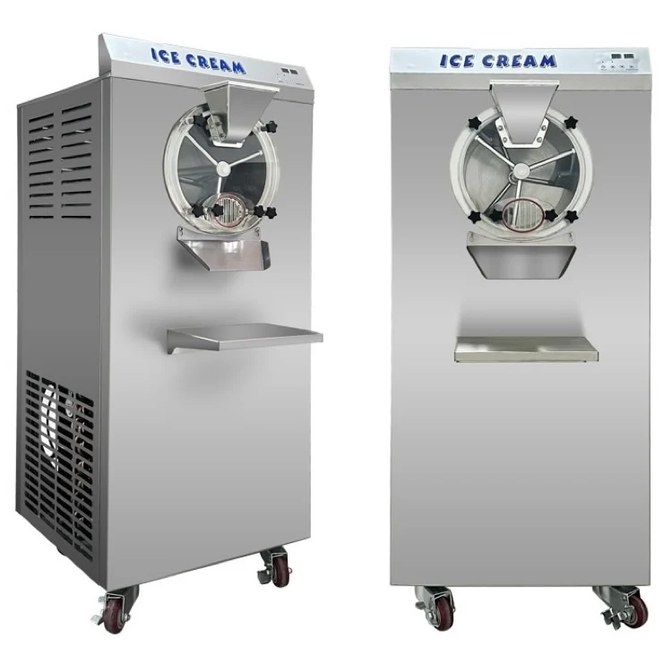Industrial Hard Serve Ice Cream Efficient Freezing Machine Italian Gelato Expanded Antifreeze Cylinder Ice Cream Machine
