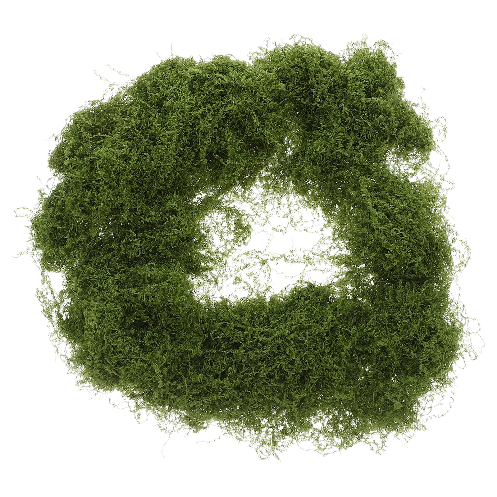 

200G Artificial Fake Green Grass Crafts: Realistic Simulation Moss Decorative Mat For Planters Flowerpots Indoor Terrariums