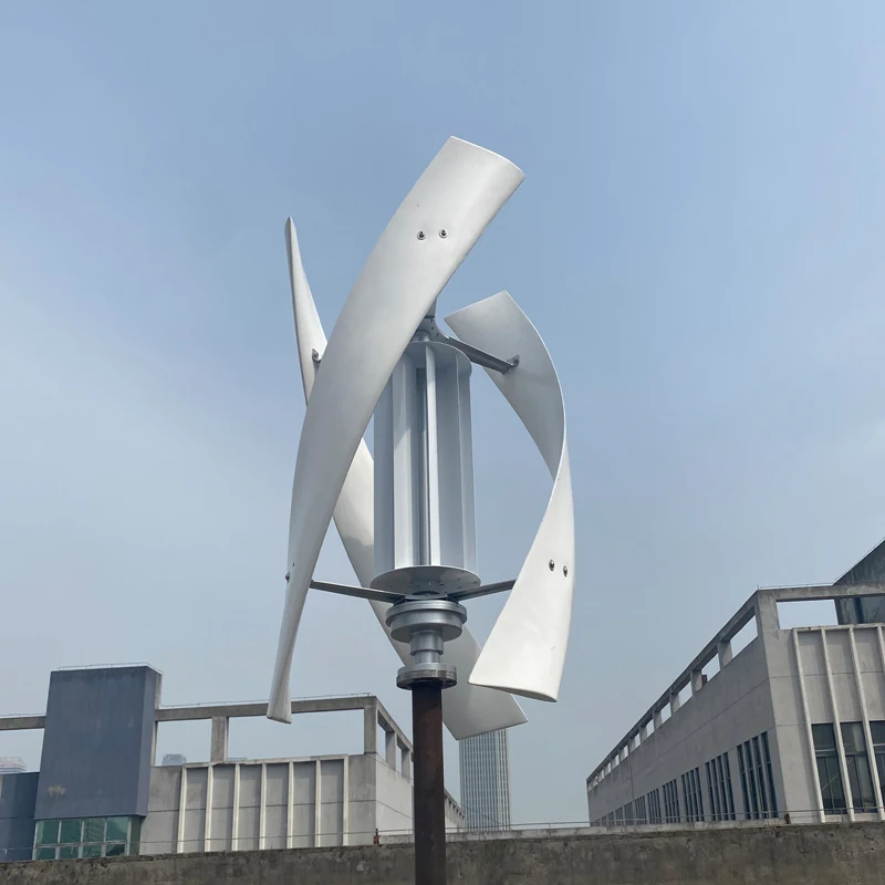 Wind Turbine 12/24/48v Generator Low Start Windmill Speed Free Alternative Energy 3 Blades With MPPT Hybrid Controller