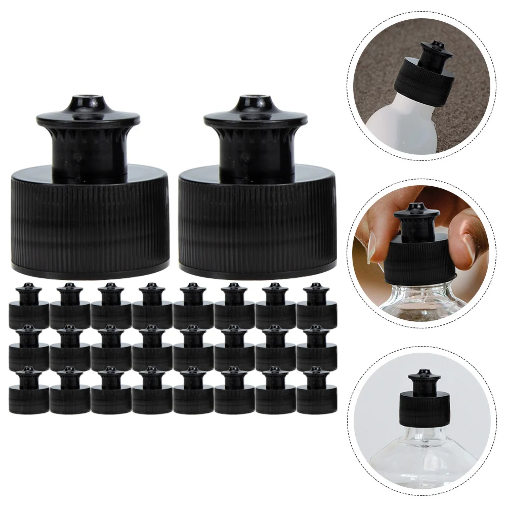 

50Pcs Portable Water Bottle Lids Universal Sealing Leakproof Replacement Caps