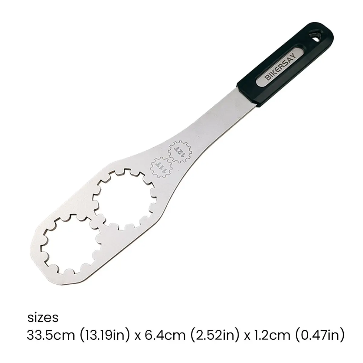 A61P  2PCS Stainless Steel Bicycle Freewheel Tool 33.5cm Wrench for 10-12T Bike Maintenance