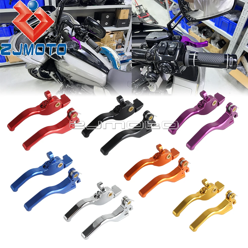 

Motorcycle Brake Clutch Lever Handle Levers For Harley Touring Road Glide ST CVO FLTRXSTSE 2024 CVO 121 FLTRXSE 2023 2024 FLTRX