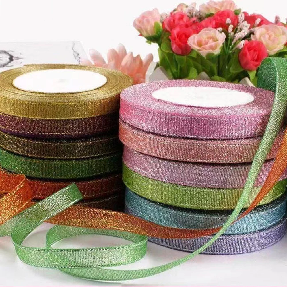 

Christmas Gift Decorating Ribbons Wrapping Ribbons Precision Braiding Colorful Scallion Tape The Wedding Was Beautifully