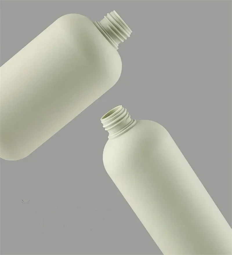 Green Empty Plastic Pump Lotion Shampoo Bottle Cosmetic Container Acrylic Pump Head 200ml 300ml 500ml Refillable Bottles