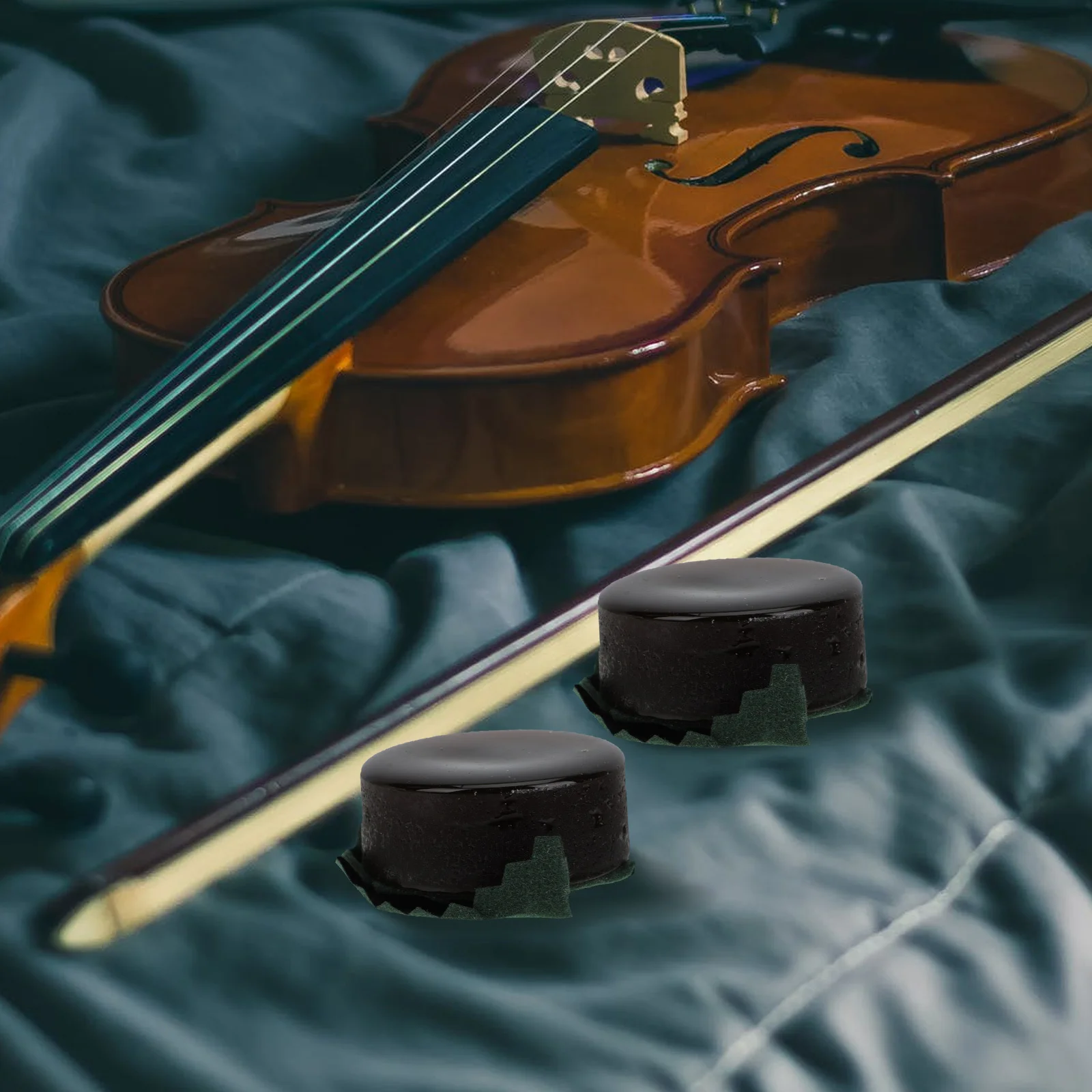 

3Pcs Violin Rosin Premium Maintenance Tool Professional Use for Violin Erhu String Instrument Bow Cleaner Portable Dust-Free