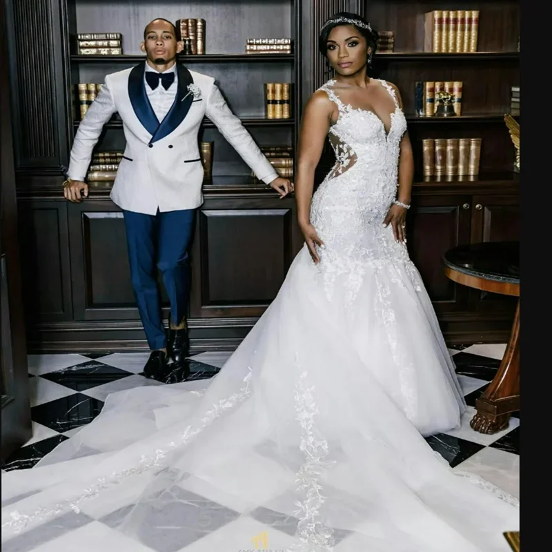 تخصيص السباغيتي حزام الدانتيل زين خمر فستان الزفاف رداء دي ماري الوهم أزرار الظهر فساتين الزفاف الشاطئ