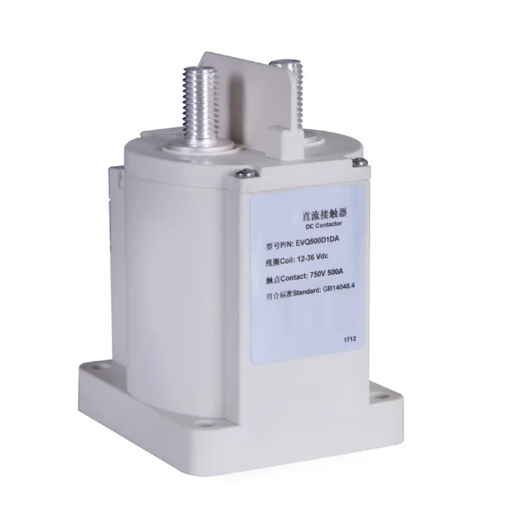 High Load Current High Voltage DC Contactor EVQ500 450Vdc 500A 1000V Max