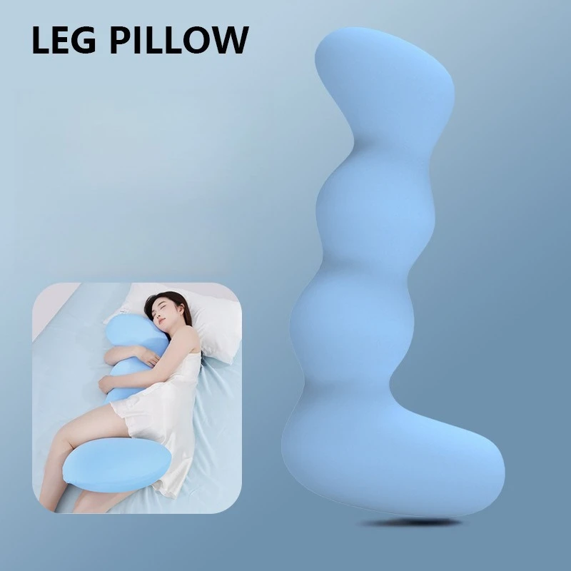 Pregnancy Pillow with Leg Clamps Pillow for Pregnant Women Washable Maternity Waist Pillow Removable Long Side Sleeping Pillows