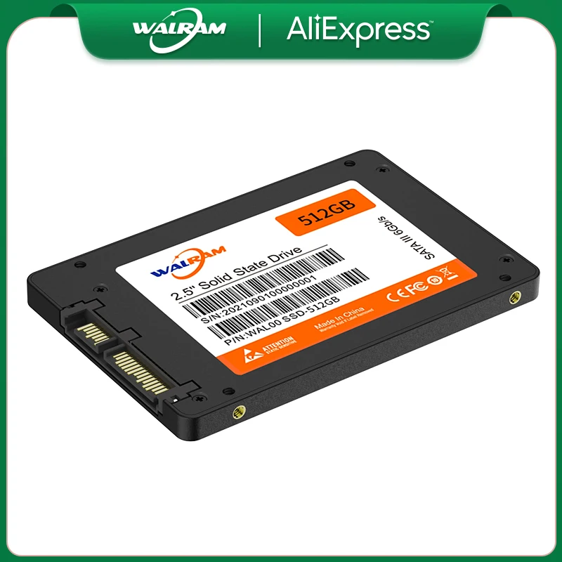 WALRAM 2.5''SATA3 240GB 256GB 128GB 120GB Hdd Hard Disk 512GB 480GB 500GB 1TB Internal Disk Solid State Drive for Laptop Desktop