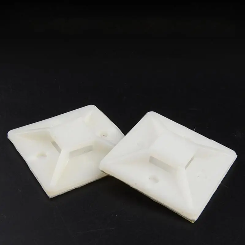 

652F Reusable Adhesive Cable Tie Mounts Cord Managements Indoor Outdoor Use