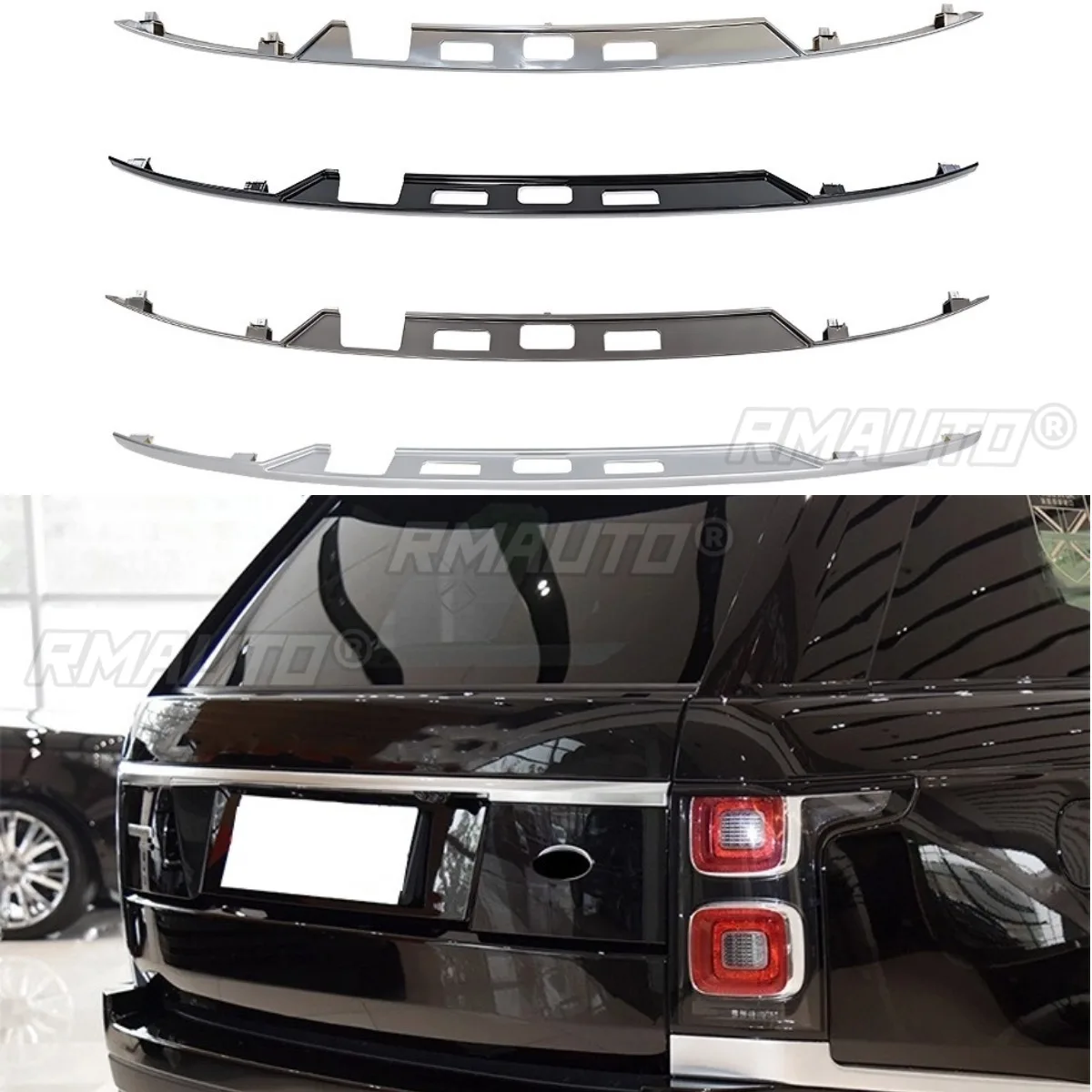 For Range Rover Executive 2013-2022 Car Accessories Rear Tailgate Panel Rear Tailgate Decoration Tailgate License Plate Body Kit