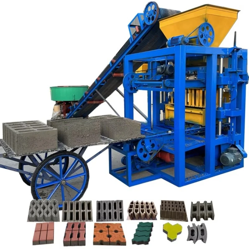 Fully Automatic Electric Block Machine With Multi Mould Capability For Producing Various Brick Shapes And Sizes Automatically
