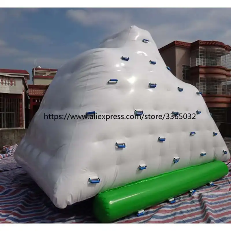 Zabawki jezioro nadmuchiwana góra lodowa ocean nadmuchiwane wody wspinaczka góra lodowa pływająca zabawka wodna