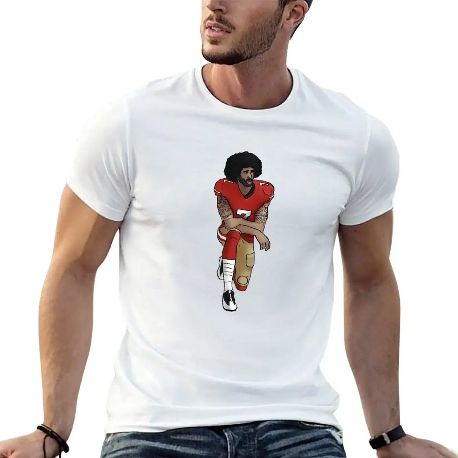 Colin Kaepernick T-Shirt blacks sweat t shirt men