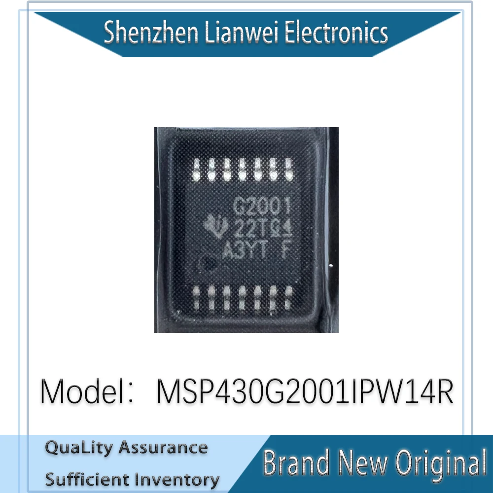 100% New Original MSP430G2001IPW14R G2001 MSP430G2001IPW14 IC MCU Chipset TSSOP-14
