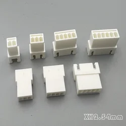 10Pcs XH2.54 TJC3 Female Connector Housing 2.54mm Pitch 2P 3P 4P 5P 6P 7P 8P XH Plug Plastic Shell