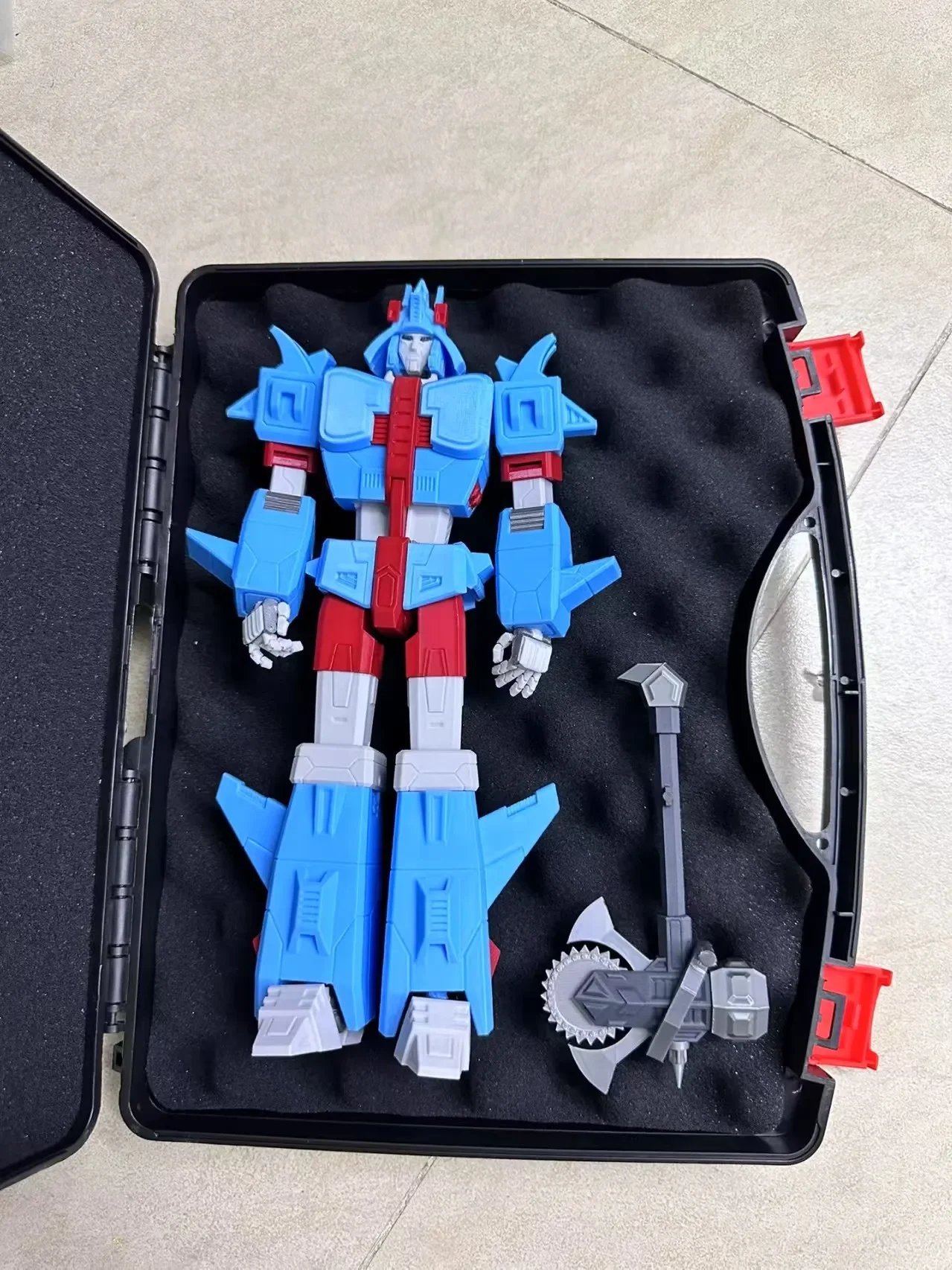 3D Printed Autobot G1 Animation Character Model Toy with Movable Joints (eyes with Lights)