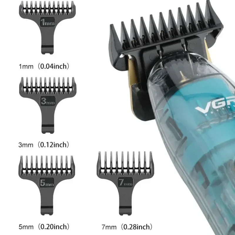 VGR Hair Clipper Trimmer Cutting Machine for Men Electric Barber Professional Barber Machines Cutter Equipment RechargeableV-961