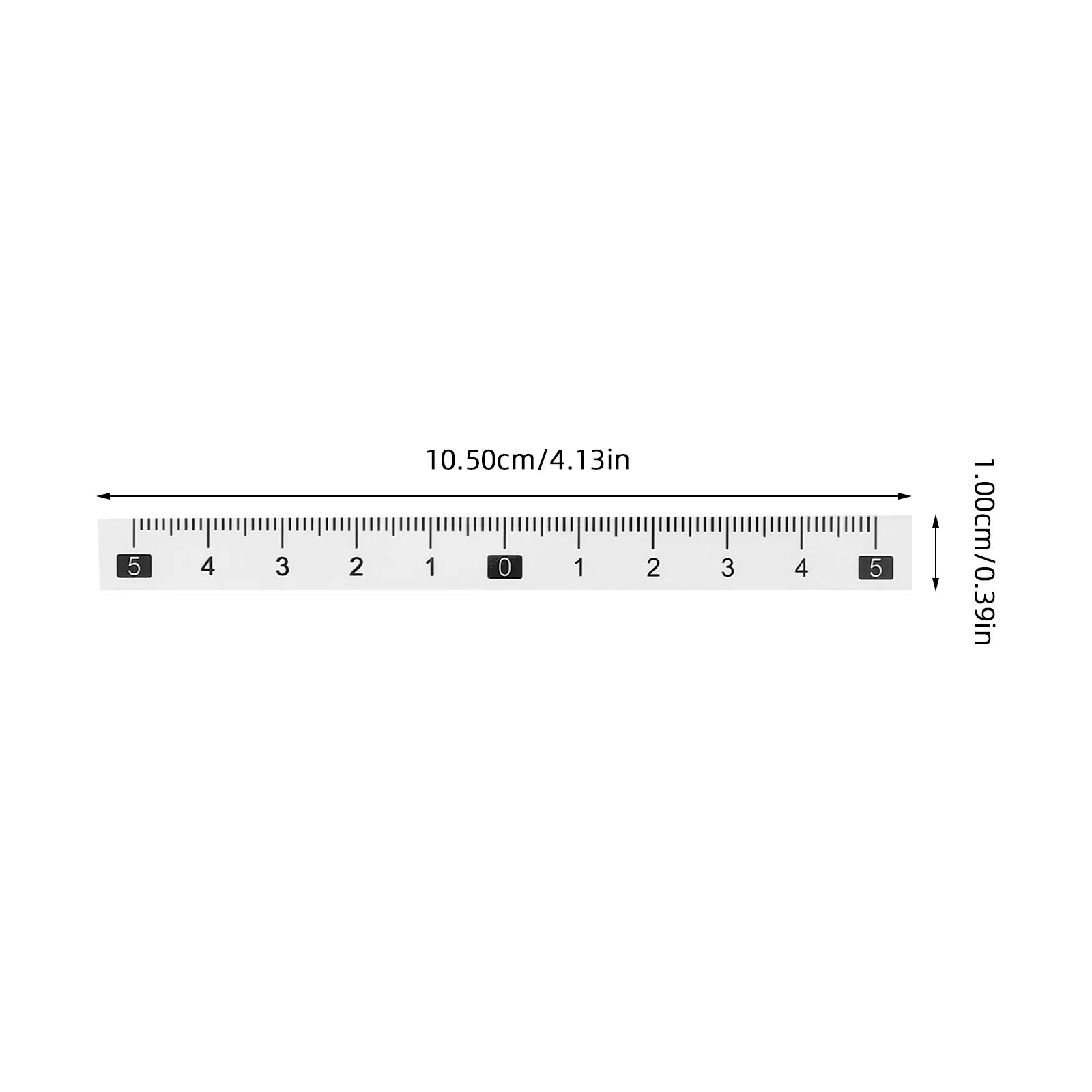 21pcs Ruler Sticker Self-Adhesive Measuring Tool Stickers Clear Scale For Humid Environments Multi-Use Adhesive Rulers Tape