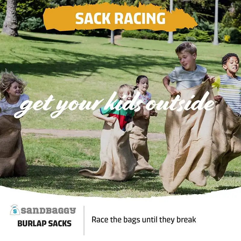 Outdoor Games Jumping Bag Kids Adult Family Jumping Race Supplies Sack Fun Speelgoed School Sports Training Activity Jumping Bag