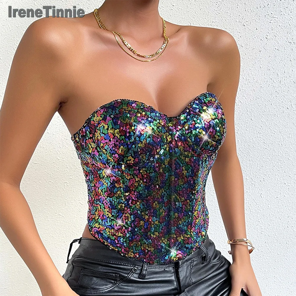

Irene tinnie y2k Top ropa de mujer Woman clothing tops T-shirt Corset summer crop tanks & camis goth haut femme Japanese girls