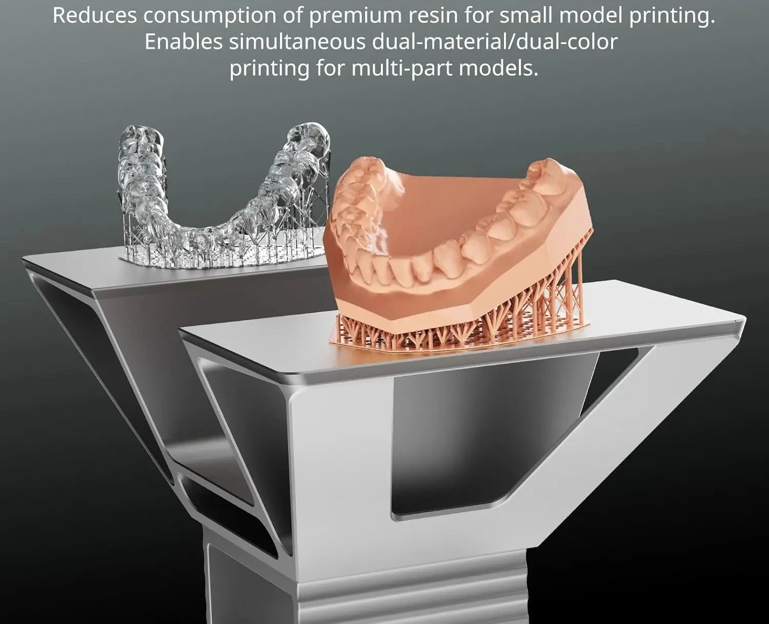 With Dual-Color/-Material Capability, Sturdy Printing Structure, 10.1'' Mono LCD，ANYCUBIC Photon P1 14K Resin 3D Printer
