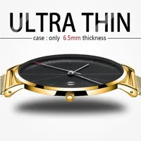 Man Watch 2025 Luxury Gold Men Watches Ultra Thin Mens Watches Stainless Steel Mesh Belt Quartz Wristwatches Horloge Mannen
