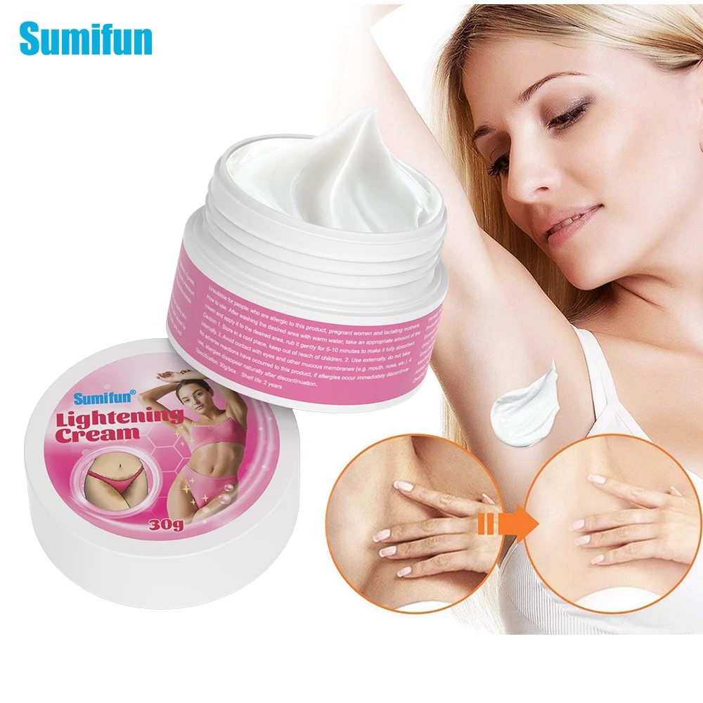 

1/3Pcs Sumifun Whitening Cream Remove Body Underarm Thigh Knees Dull Moisturizing Ointment Skin Beauty Health Care Plaster