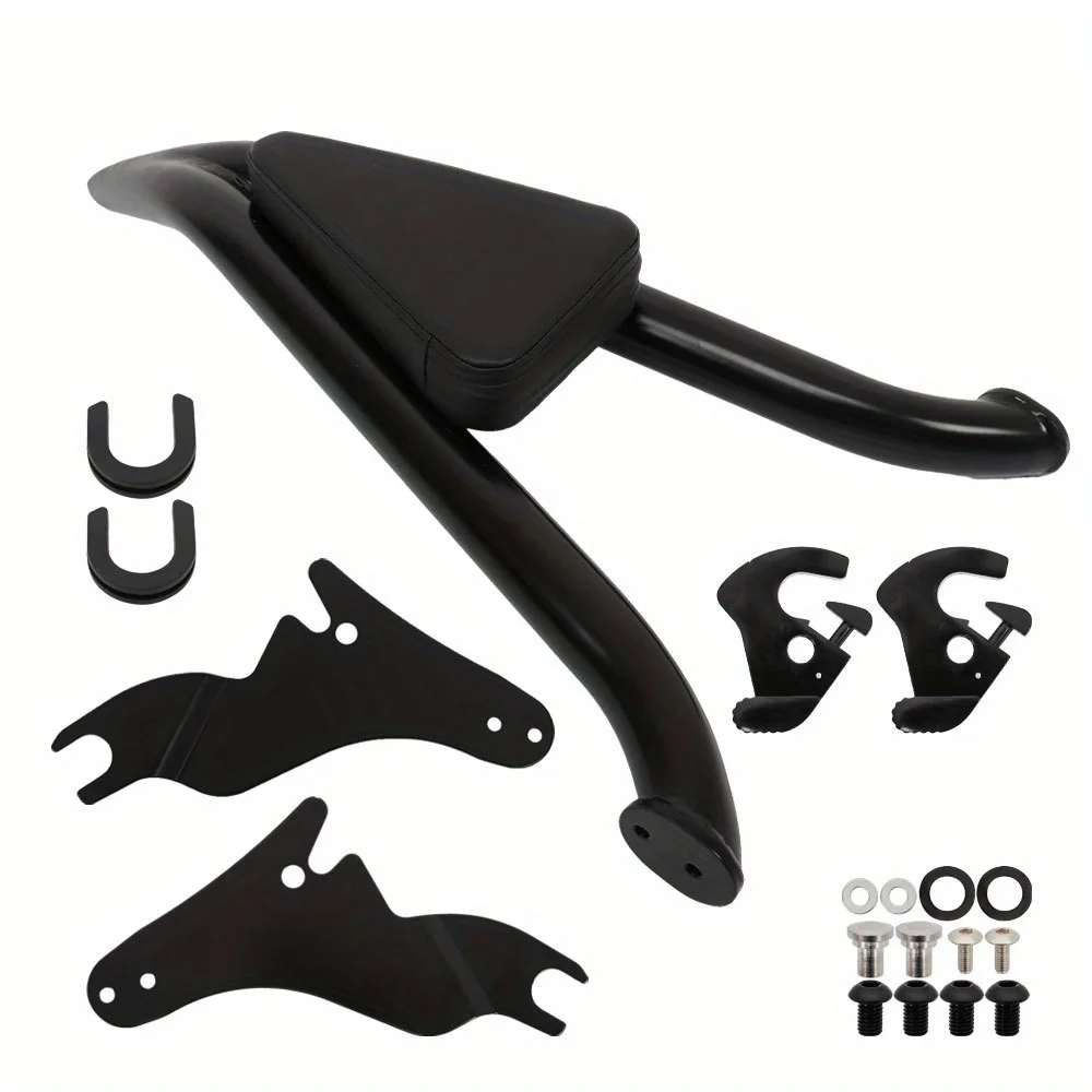 22 Inches Motorcycle Backrest Sissy Bar Detachable w/pad Replacement for Touring CVO Road Glide Street Glide Road King