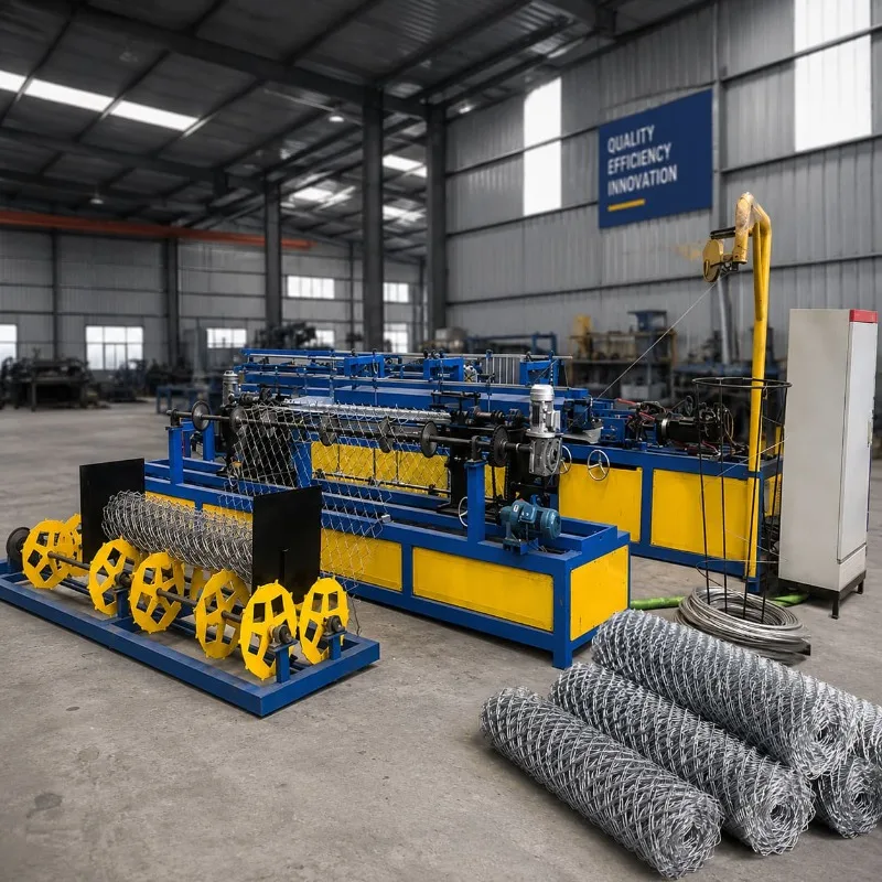 Chain Link Fence Equipment Wire Mesh Machine Customized for Residential Garden Fence Making with Smooth Output