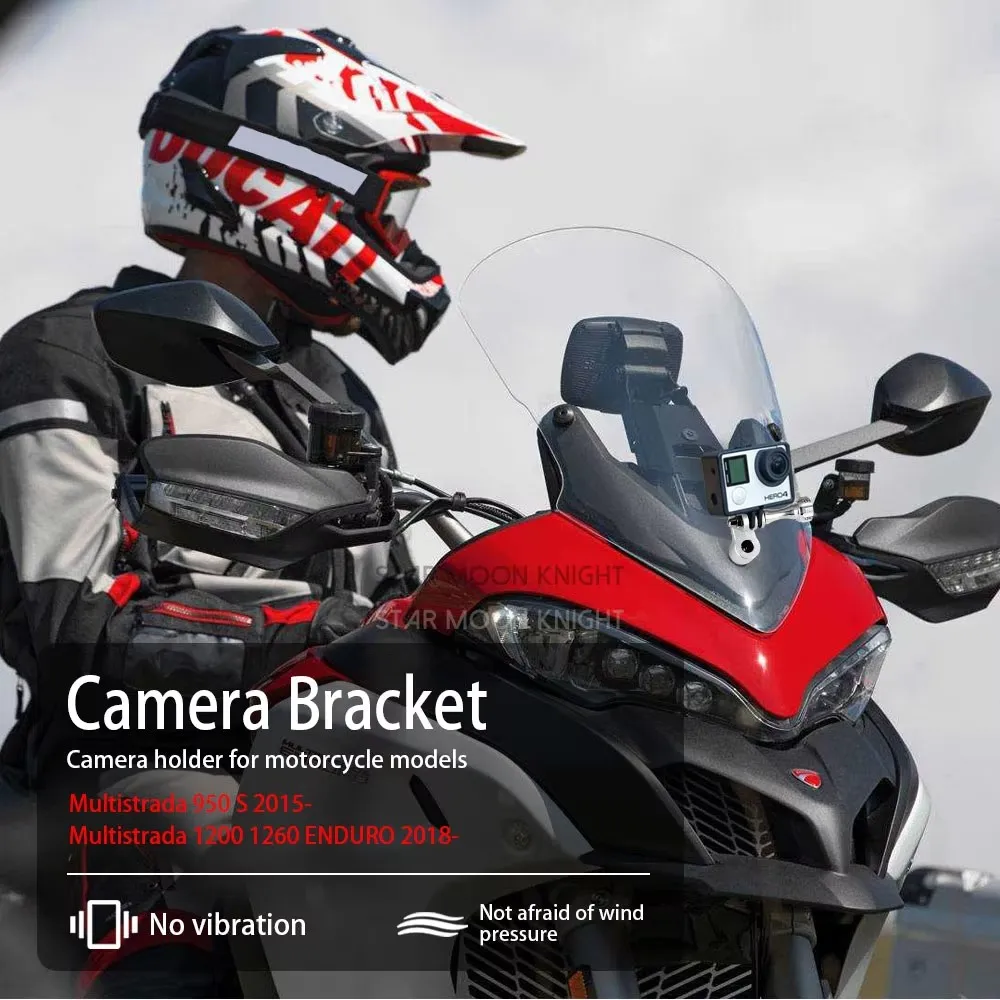 

Multistrada950S держатель для мотоцикла Cam Multistram кронштейн для камеры Motorrad Gopro Mount Hero для DUCATI Multistrada 950 S 1200 1260