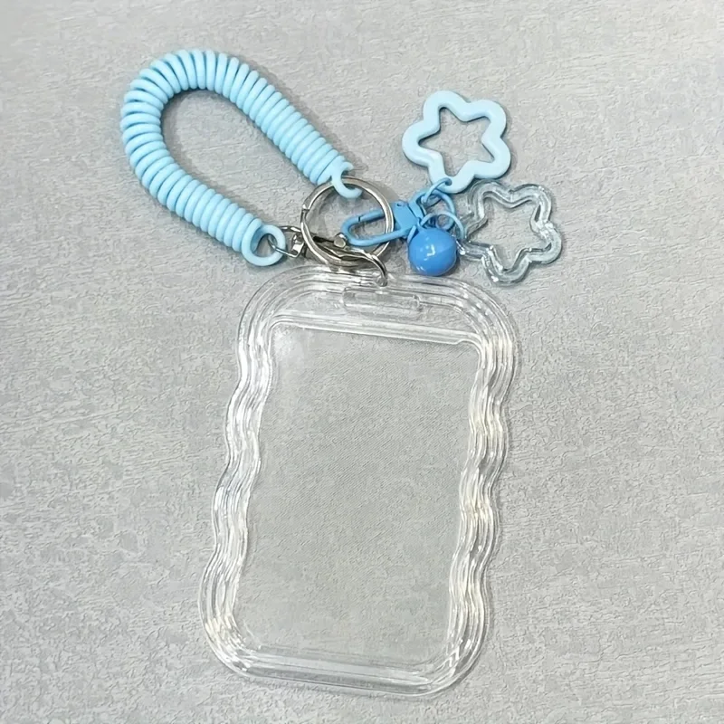 1 Stück Ausziehbarer Ausweishalter mit Schlüsselanhänger & Handschlaufe - Kartenhalter mit Sicherem Verriegelungsmechanismus, Diebstahlsicheres Design, Ideales Geschenk