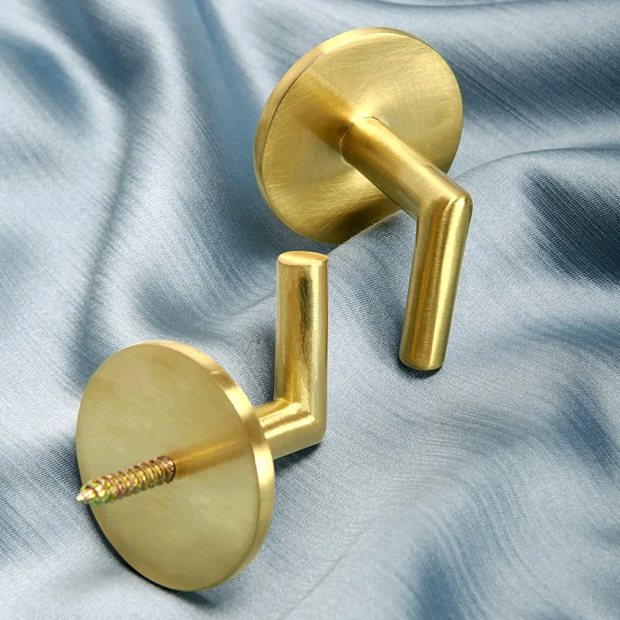 2023 wholesale morden luxury colors right angle zinc alloy metal curtain hooks for home decor