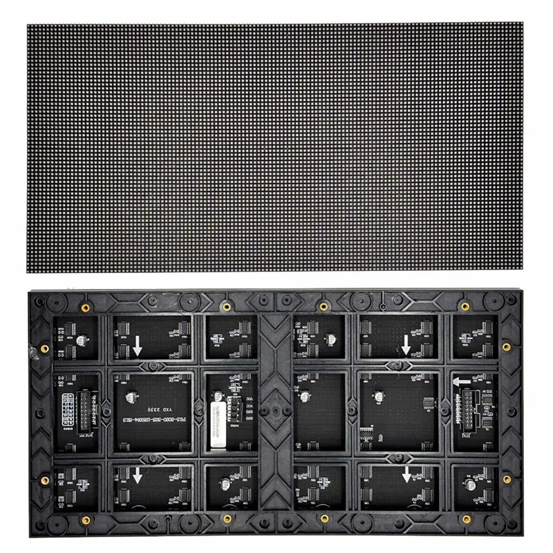 LICE-2Pcs P2.5 Indoor Full Color LED LED Display Unit Board HUB75 320X160mm 128X64 Pixels SMD RGB P2.5 LED Screen Panel