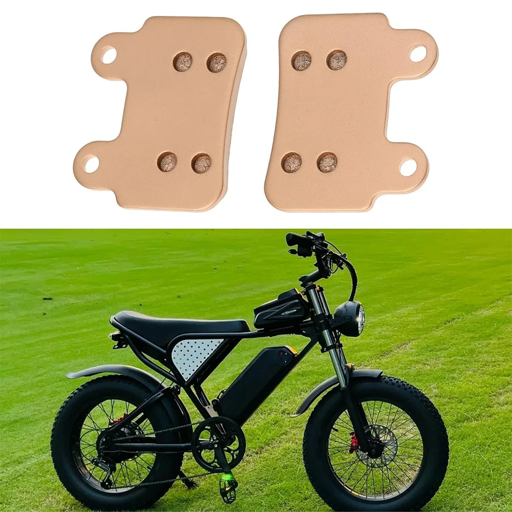 

Metallic E-Bike Brake Pads Compatible with Ridstar Q20 MN26 H20 Pro, Low Noise Wear Resistant High-Performance Parts