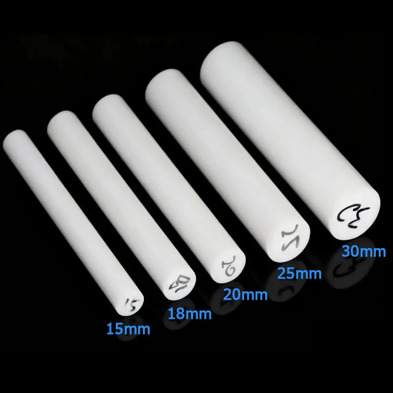 Dia 1mm~250mm PTFE Rod White Polytetrafluoroethylene Rod Environment-friendly Non-toxic DIY Virgin PTFE Plastic Rod