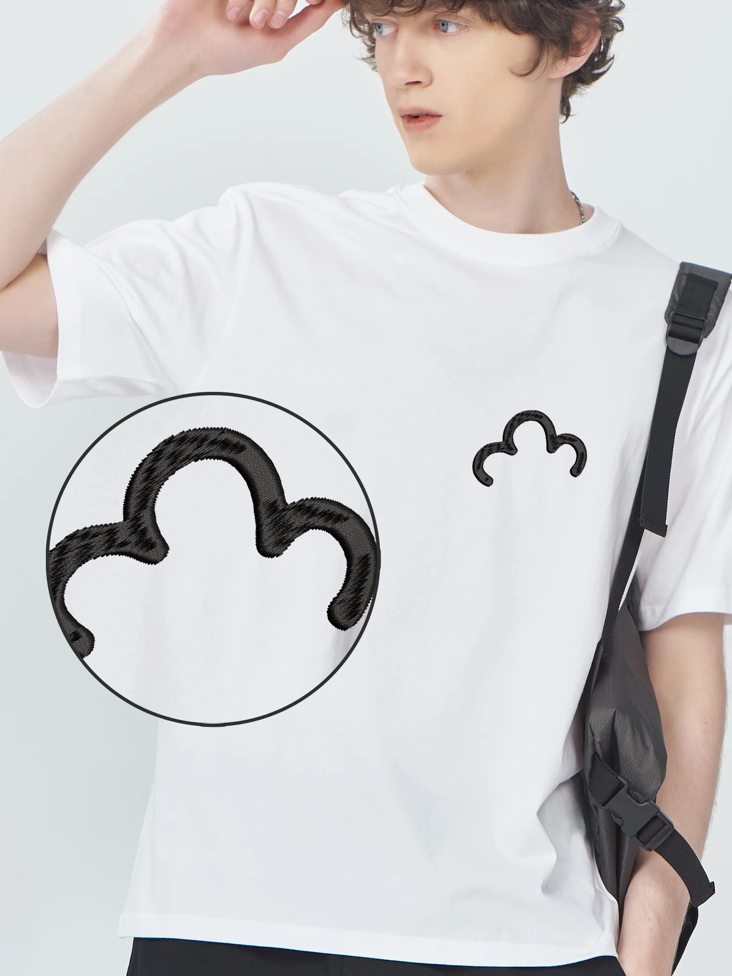 

Line Segment Design Graphic 100% Cotton Embroidered Design Short Sleeve For Men Women Luxury Clothing Funny Gifts Tee Shirt