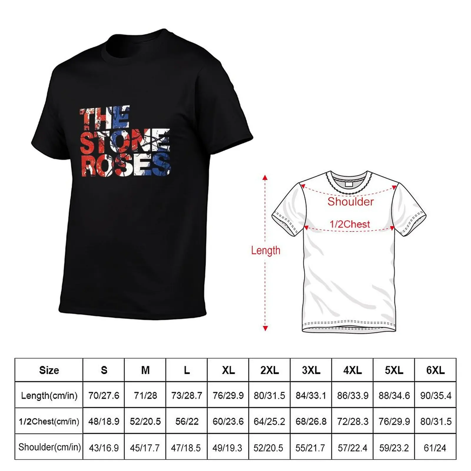 The Stone Roses Waterfall T-Shirt UV Sun Protection Tee Shirt